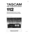 TEAC TASCAM 112 Owner's Manual cover photo