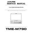 ALPINE TME-M790 Service Manual cover photo