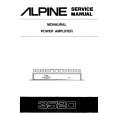 ALPINE 3520 Service Manual cover photo