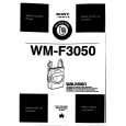 SONY WM-F3050 Owner's Manual cover photo