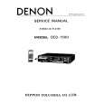 DENON DCD1500 Service Manual cover photo