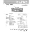 SONY CFSW365S Service Manual cover photo