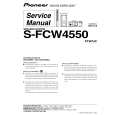 PIONEER S-FCW4550/XTW/UC Service Manual cover photo