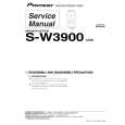 PIONEER S-W3900 Service Manual cover photo