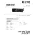 SONY XR2390 Service Manual cover photo