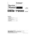 PIONEER DEQ-7200 Service Manual cover photo