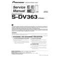 PIONEER S-DV363/XTW/WL5 Service Manual cover photo