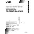 JVC RX-D701SB Owner's Manual cover photo