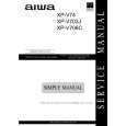 AIWA XPV703J Service Manual cover photo