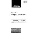 ONKYO DX710 Owner's Manual cover photo