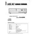 AKAI CD-M300 Service Manual cover photo