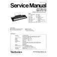 TECHNICS SXPV10 Service Manual cover photo