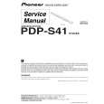 PIONEER PDP-S41 Service Manual cover photo