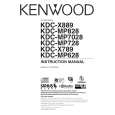 KENWOOD KDCMP728 Owner's Manual cover photo