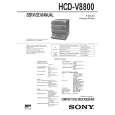 SONY HCDV8800 Service Manual cover photo