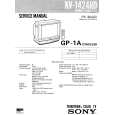 SONY KV1424RD Service Manual cover photo