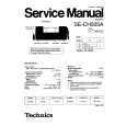 TECHNICS SE-CH505 Service Manual cover photo