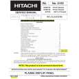 HITACHI AVC20 Service Manual cover photo