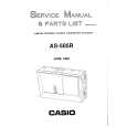 CASIO AS505R Service Manual cover photo