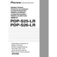 PIONEER PDPS25LR Owner's Manual cover photo