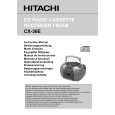 HITACHI CX36E Owner's Manual cover photo