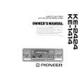 PIONEER KE1414 Owner's Manual cover photo