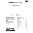 ONKYO DXF5 Service Manual cover photo