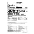 PIONEER CDXP610 Service Manual cover photo