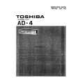 TOSHIBA AD4 Service Manual cover photo