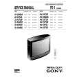 SONY KV25T2A/D/E/K/R/UL Service Manual cover photo