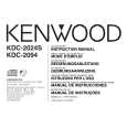 KENWOOD KDC-2024S Owner's Manual cover photo