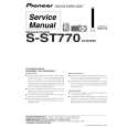PIONEER S-ST770/XTW/EW Service Manual cover photo