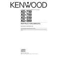 KENWOOD XD500 Owner's Manual cover photo