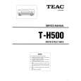 TEAC T-H500 Service Manual cover photo