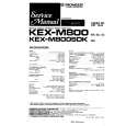 PIONEER KEX-M800 Service Manual cover photo