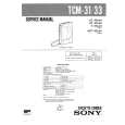 SONY TCM31 Service Manual cover photo