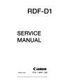 CANON RDF-D1 Parts Catalog cover photo