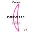 PIONEER DBR-S110I Owner's Manual cover photo