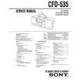 SONY CFD535 Service Manual cover photo