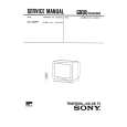 SONY KV1487B1 Service Manual cover photo