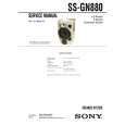SONY SSGN880 Service Manual cover photo