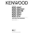 KENWOOD KDC-314 Owner's Manual cover photo