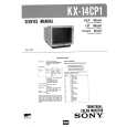 SONY KX14CP1 Service Manual cover photo