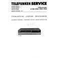 TELEFUNKEN A2920 Service Manual cover photo