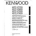 KENWOOD KFC-P603 Owner's Manual cover photo