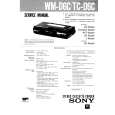 SONY WMD6C Service Manual cover photo