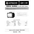HITACHI CRP149 Service Manual cover photo