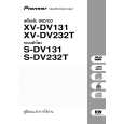 PIONEER XV-DV232T/NTXJ Owner's Manual cover photo