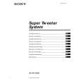 SONY SSTW100ED Owner's Manual cover photo