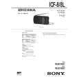 SONY ICF8/L Service Manual cover photo